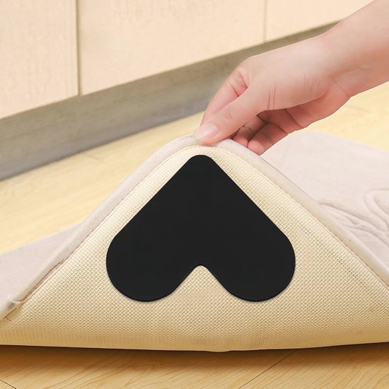12 Stuks Tapijttape, Antislip Tapijtgrijpers, Herbruikbare Wasbare Milieuvriendelijke Tapijtpads Voor Vloerkleden Op Hardhout Tegelvloeren Tapijten Vloermatten Linoleum