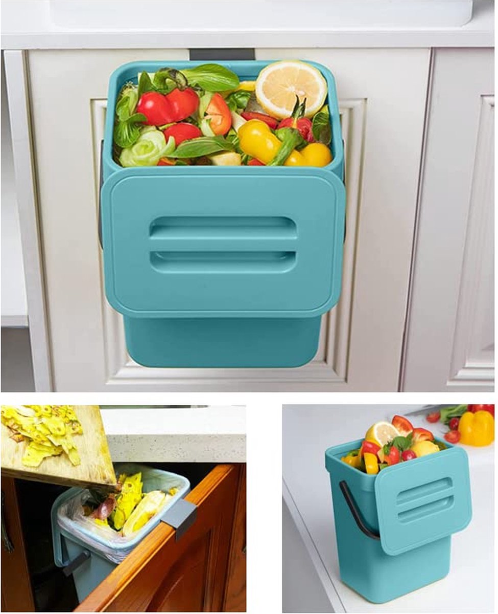 Goedkoopste Kleine afvalemmer voor keuken met geurafdichting en handige ophangopties