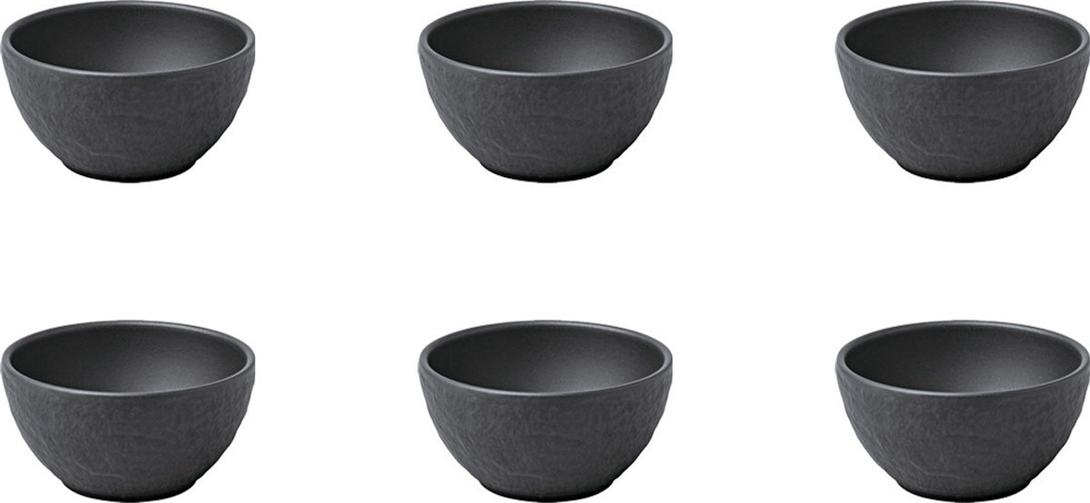 Villeroy & Boch - Manufacture Rock Dipschaaltjes 6 stuks