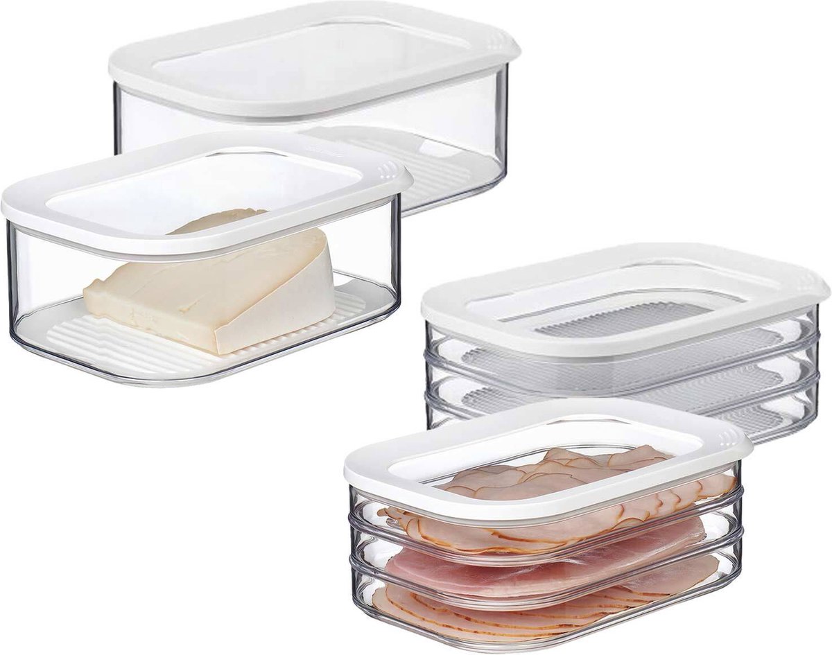 Aufschnittdosen Modula Set van 4