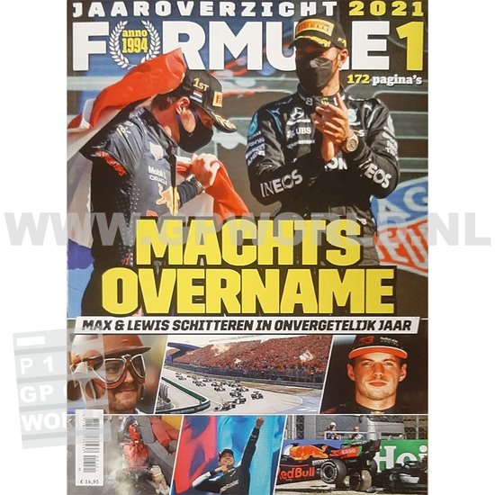FORMULE 1 JAAROVERZICHT 2021 - cover
