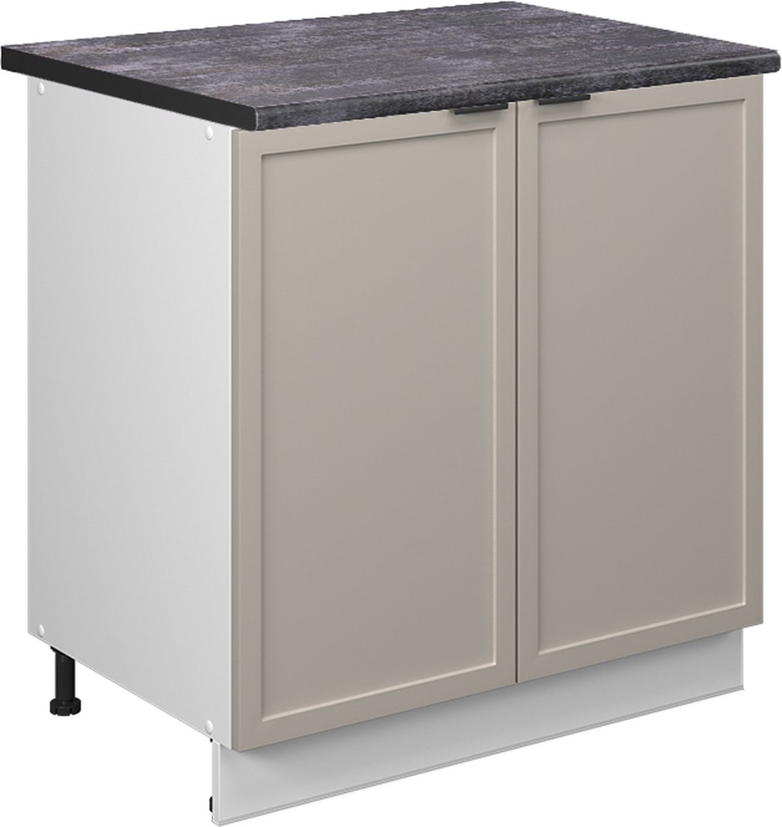 Vicco Fame-Line Wastafelkast – 80 cm met legplank, WB Antraciet GrijsBeige