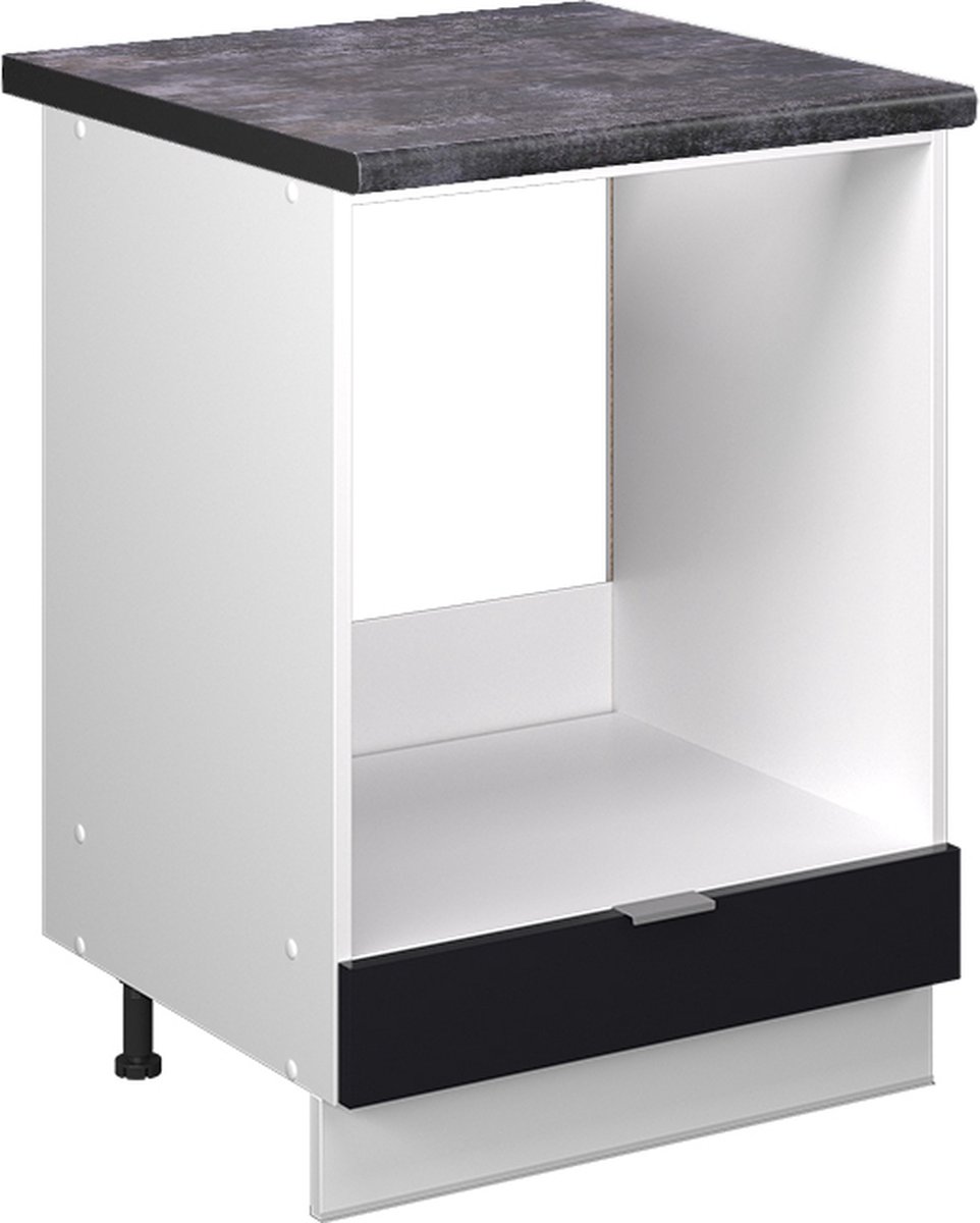 Vicco Fame-Line Ovenombouwkast – 60 cm, WB Antraciet Zwart gestreept Zwart gestreept/Wit