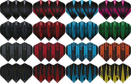 KOTO Standard Flight Collection (16 sets) - Dart Flights