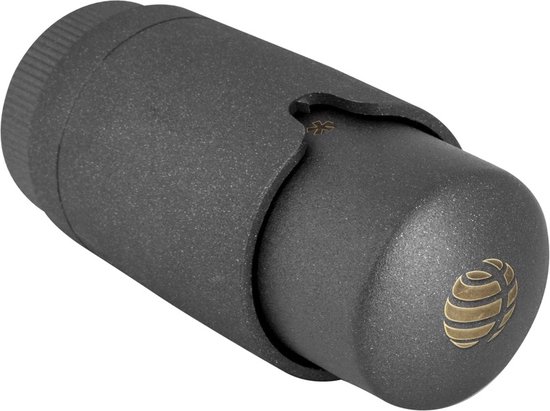 Radiatorconnect Thermostaatknop Menti Antraciet M30 x 1.5.