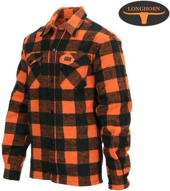 Chemise/veste de bûcheron Longhorn Canada orange