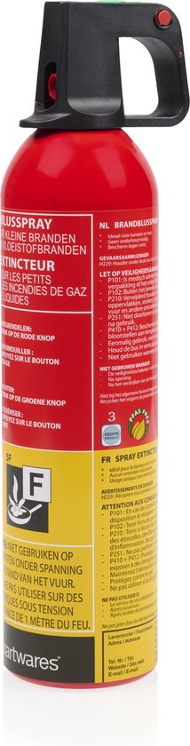 Smartwares FEX-15371 Blusspray - 750ml Pfas vrij - Geschikt voor Keuken, Auto, Caravan en Boot - A+F
