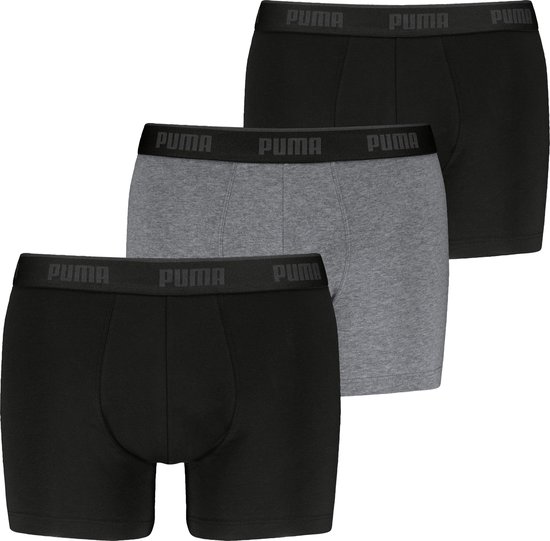 Heren Boxershort 3-pak - Everyday heren katoenen onderbroeken - Onderbroeken - M - Zwart