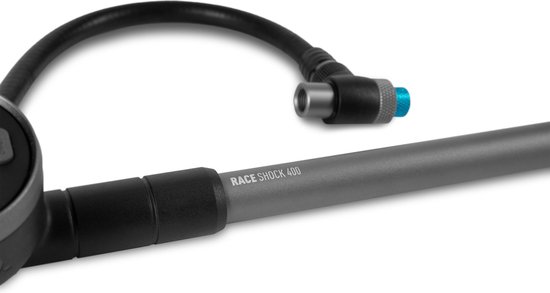 Acid Shock Pump Race shock 400 Digital - Schokdemperpomp - Digitale Precisiedrukmeter - Fietspomp - Pomp Fiets - Fietsaccessoires - Elektrische Fietspomp - Grijs — afbeelding 3