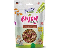 Zijderups Larven Snack 40gr - Bunny Nature - Eiwitrijke Snack voor Knaagdieren - Natuurlijke Ingrediënten