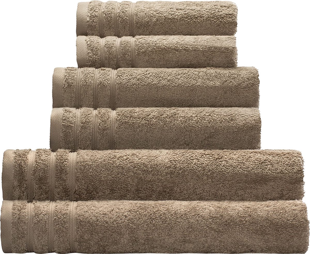 JGS ® Zachte en Luxe Handdoek van 100% Katoen, 50 x 100 cm, Basalt Kleur