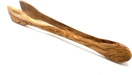 D.O.M. Grilltang 36 cm – Handgemaakt van Duurzaam Olijfhout