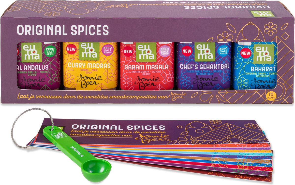 Goedkoopste Euroma Original Spices 10 stuks met kruidenwaaier