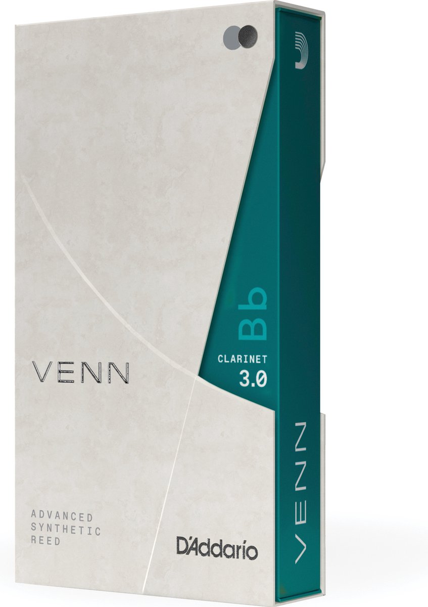 D'Addario VENN Bb Klarinet Riet, G2, Sterkte 3.0