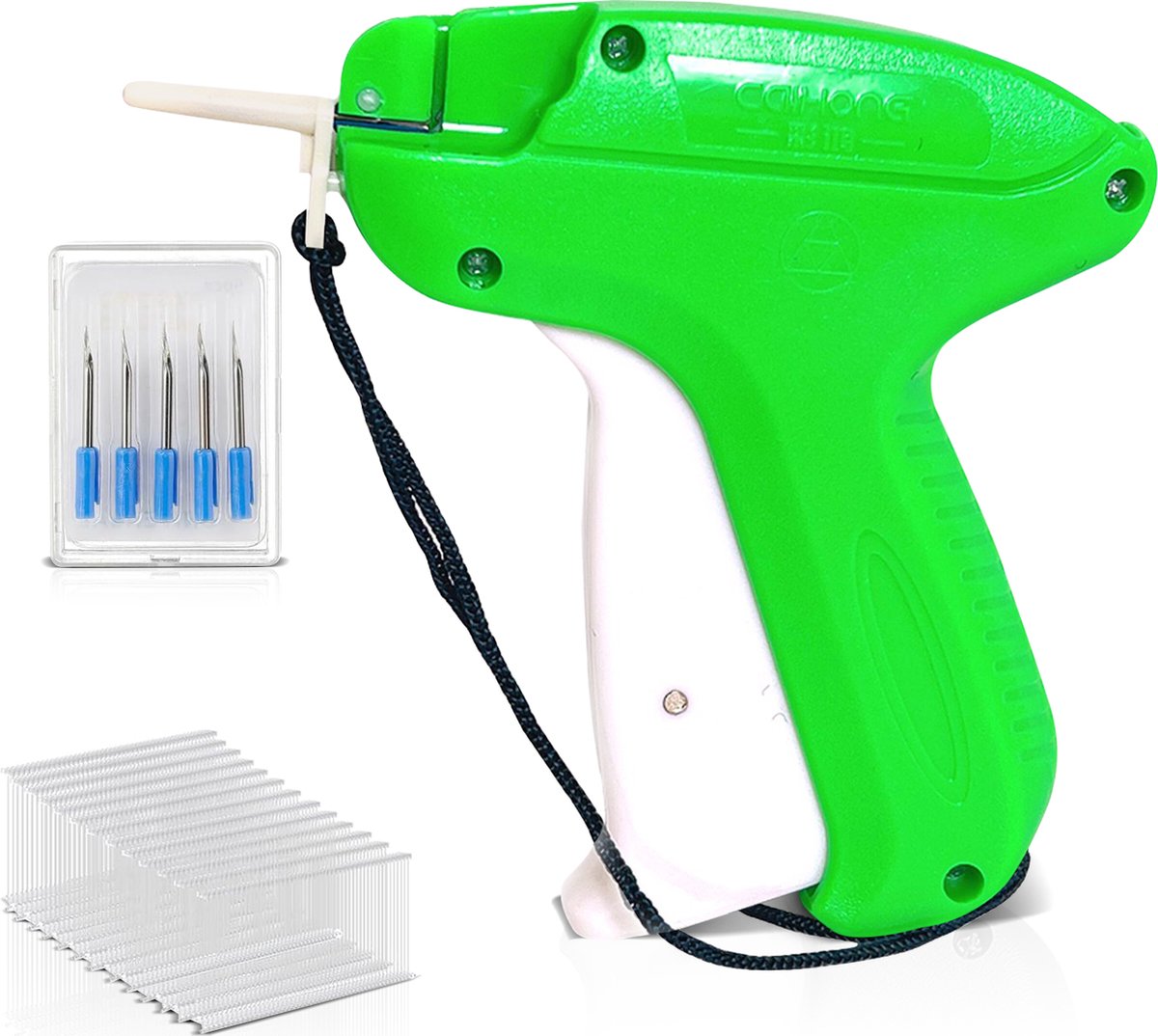 levay textielpistool inculusief 1000 riddersporen + 5 naalden - textieltang