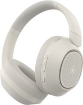 PowerLocus - Universe - Active Noise Cancelling Koptelefoon - Hybric ANC mode - 60+ uur batterijduur - Over-Ear - Microfoon - Koptelefoons - Deep Bass Modi - Sand