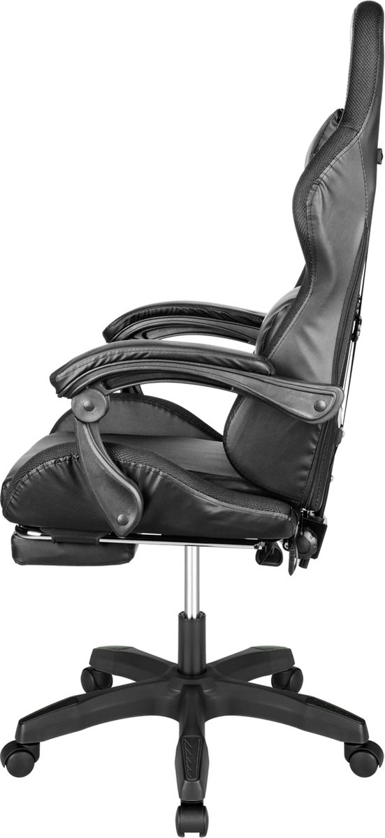 Krüger&Matz KM0790BLED - GX-150 game stoel met LED verlichting - gaming chair - gamingstoel - RGB - zwart thumbnail 5