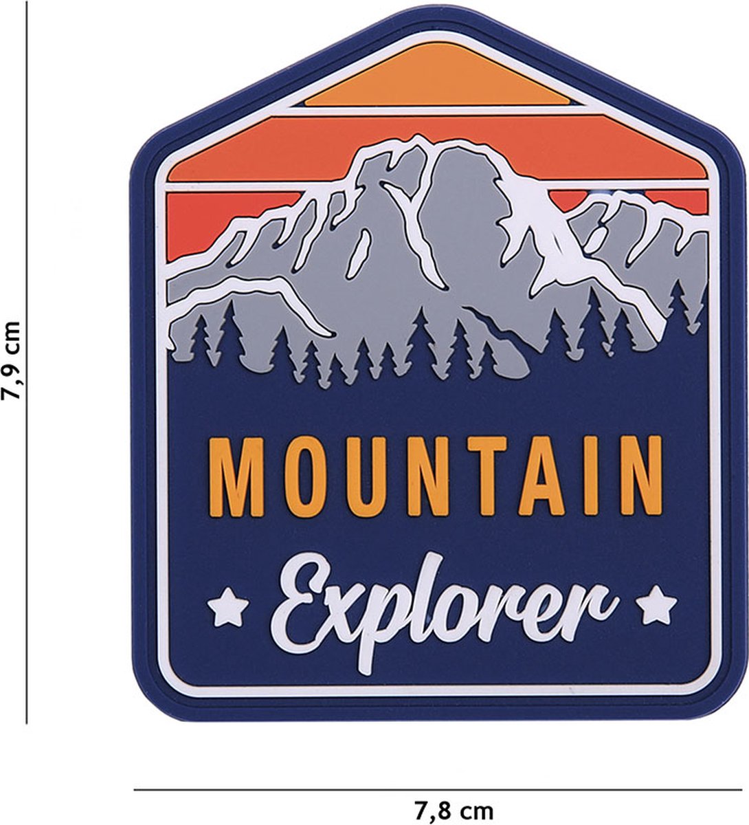 Embleem 3D PVC Mountain Explorer