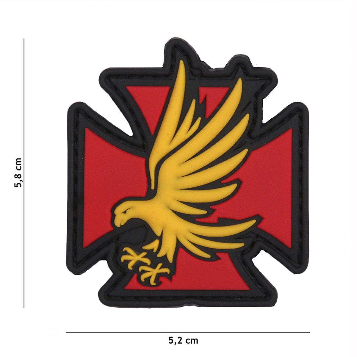 101 Inc Embleem 3D Pvc Iron Eagle Rood  9020