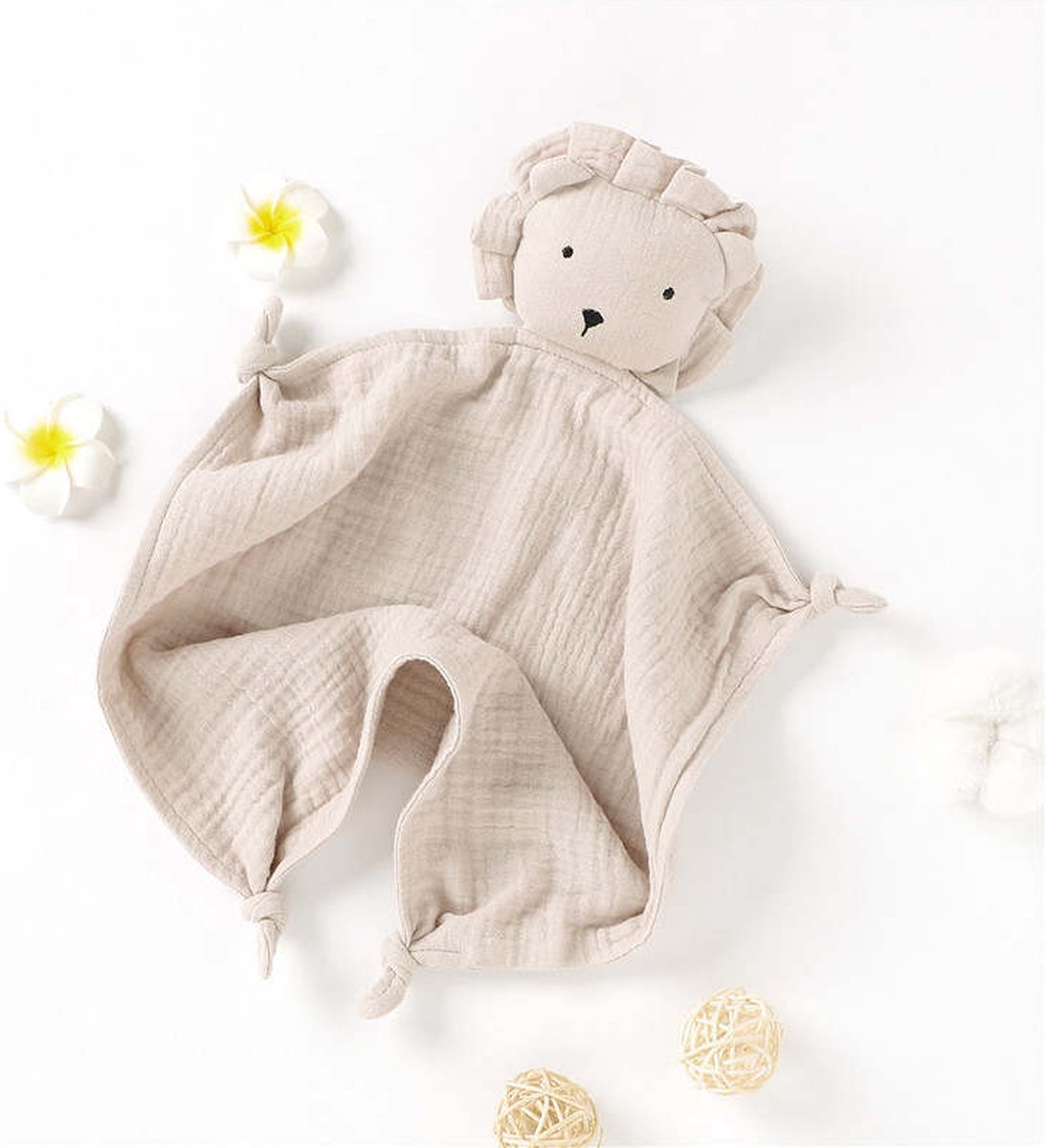 Goedkoopste knuffeldoekje leeuw sand