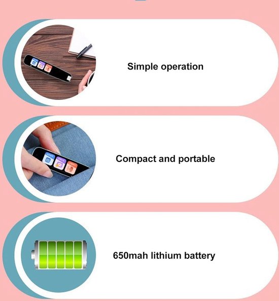 Penscanner Digitale Markeerpen met LCD Touchscreen