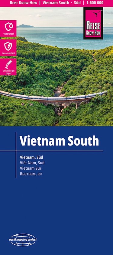 Reise Know-How Landkarte Vietnam Süd (1:600.000) 8.A 2024 - cover