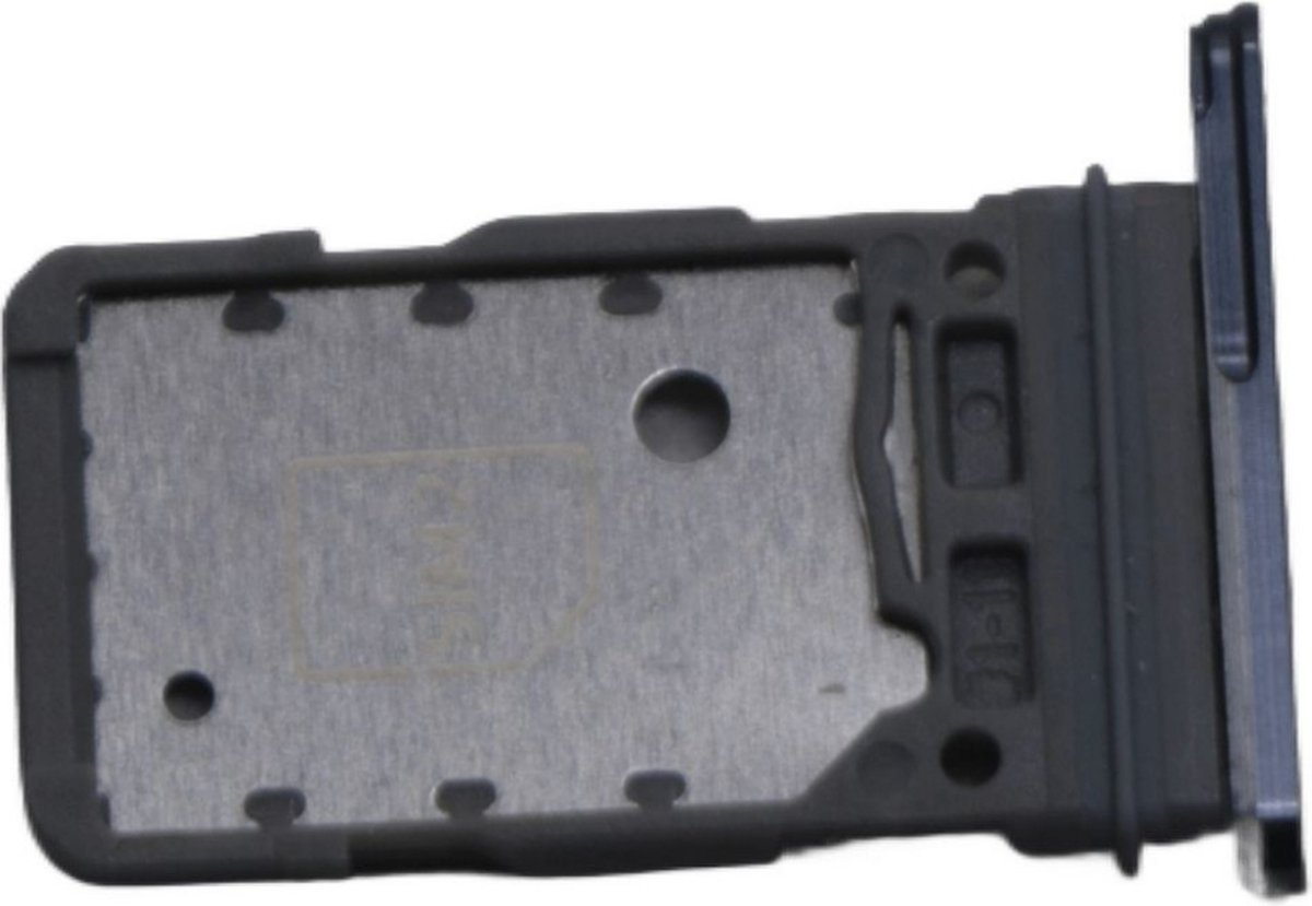 For Samsung Card Holder Tray for Samsung Galaxy S21 Ultra - Black