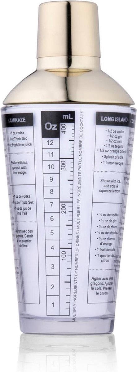 Alpina cocktailshaker - 480 ml, Glas