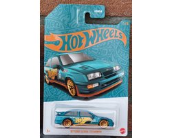 foto van Hot Wheels HVX04 '87 Ford Sierra Cosworth Pearl and Chrome green speelgoedvoertuig