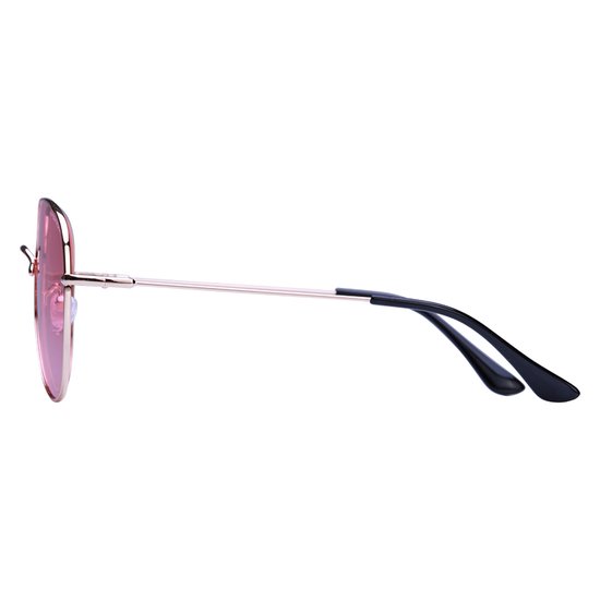 WK Apeirom TAC Polarzied UV400 zonnebril-Hoge kwaliteit met gouden zinc alloy Frame-TAC polarized UV400m lens met anti reflectie laag met sterk flexibel vederlicht montuur-100% verwering van UVA,UVB,UVC- Goud montuur met Gradient Purple TAC lens van WK — afbeelding 4