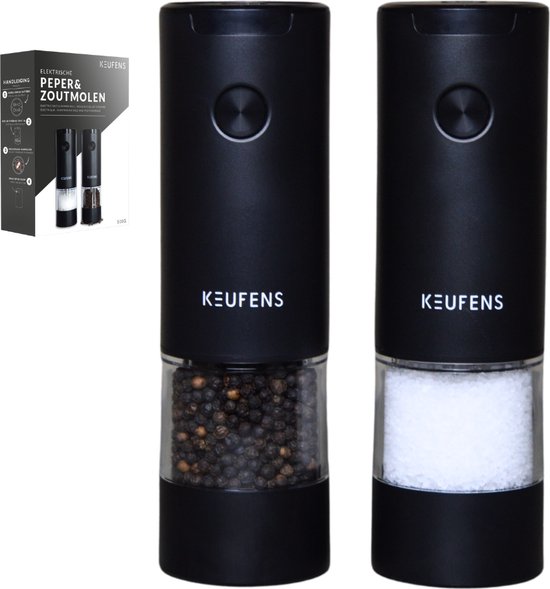 Moulin à sel et poivre électrique Keufens -