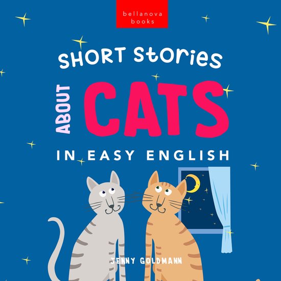 Short Stories About Cats in Easy English - cover