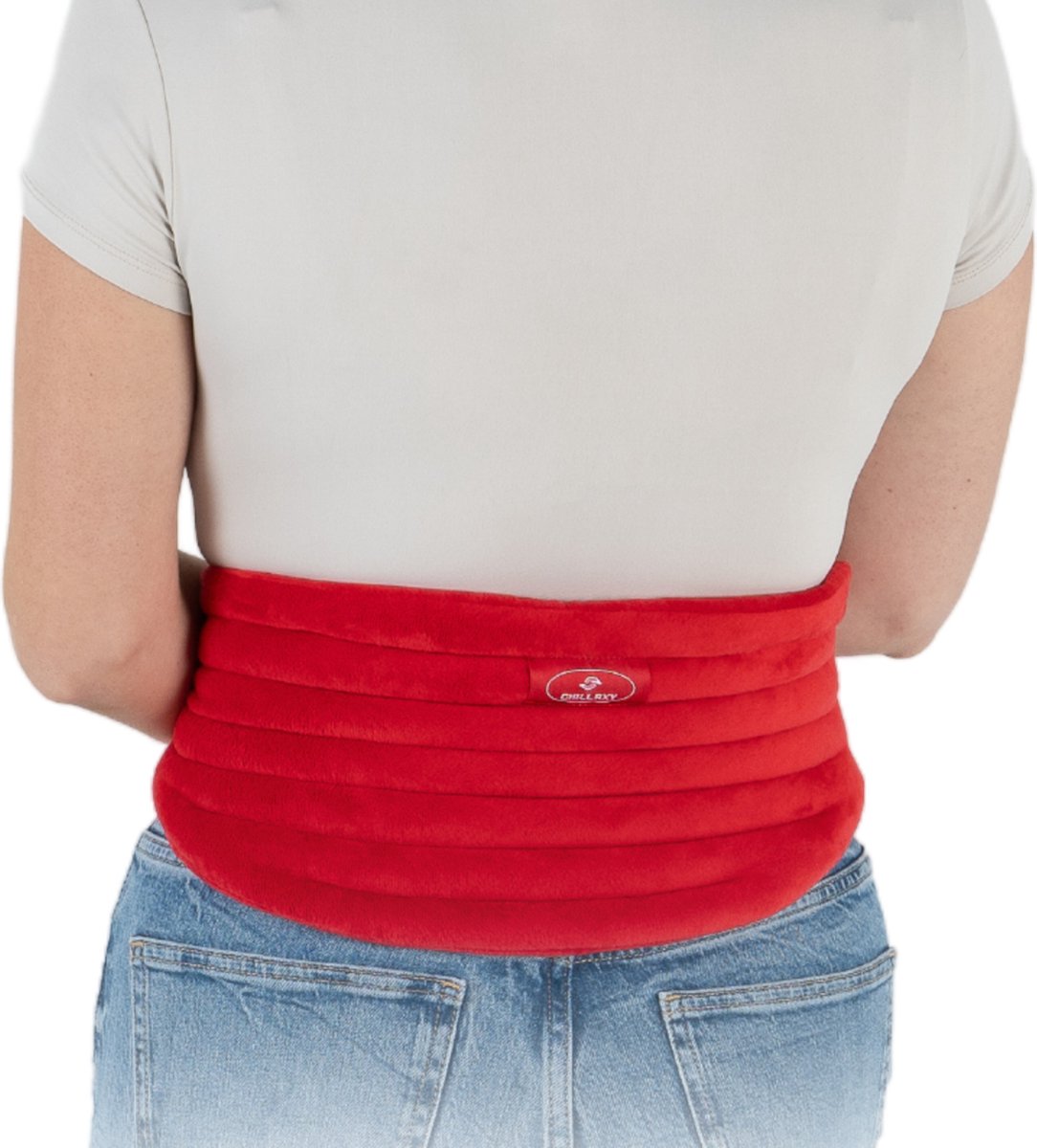 Goedkoopste Chillaxy - Pittenzak magnetron - Kersenpitkussen - Pittenkussen Langwerpig - Warmtekussen - Elastische band - Lavendel - Rood