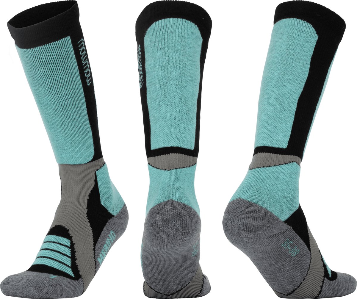 MowMow Skisokken Merino - Zilverionen - Antibacterieel - Heren - Dames - Maat 35-38