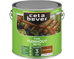 Cetabever - Tuinbeits Tuinhout Transparant - Donker eiken - 2,5 L