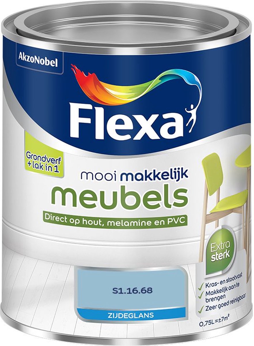 Flexa - Mooi Makkelijk Meubels Zijdeglans - S1.16.68 - Mengverf - 0.75 L