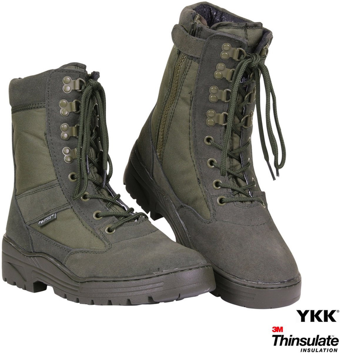 Fostex Sniper Boots Side-Zip Groen