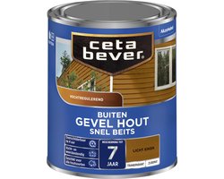 Cetabever - Snelbeits Gevel Hout Transparant - Licht eiken - 750 ML