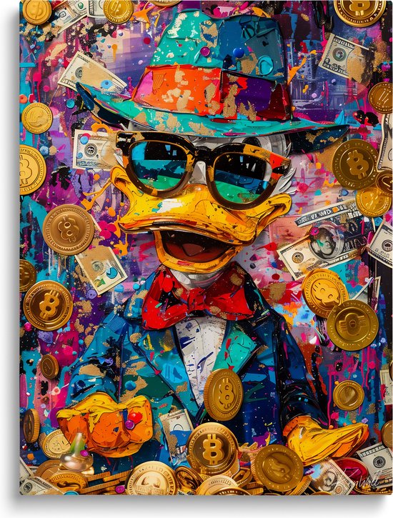 Peinture en plexiglas de Luxe Donald Buck | 150x100 cm | Salle de séjour | Chambre à coucher | Bureau | Musique | Design | Art | Moderne | ** 5 MM D'ÉPAISSEUR **