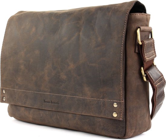 Bruno banani Sac à épaule bandoulière noir en cuir pour homme - Crossbody Bag 209140 noir