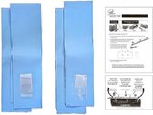 Dampp-Chaser - Tampons pour humidificateurs Value Pack | 2 jeux de 2Pads et 2 pochettes Clean pour le système Dampp-Chaser de Piano life Saver PLS | Lingettes hydratantes | Systèmes de climatisation pour piano