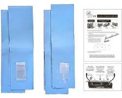 Piano life saver system - Dampp chaser - Voordeelverpakking | Humidifier Pads | 2 sets (=4 Pads en 2 clean sleeves) | Da | Bevochtigingsdoekjes
