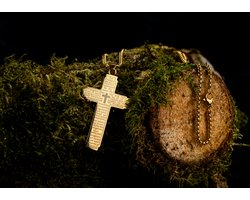 Donley - Ketting - cross- kruis - jesus - cubaans - don - Gold - Goud - thy kingdom come - wide