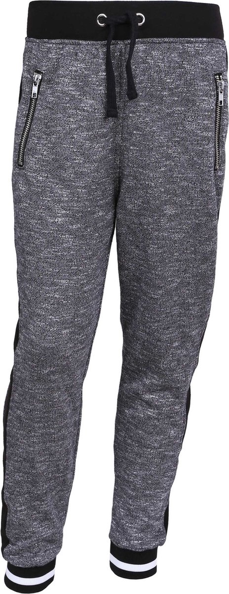 Grijze broek met biezen