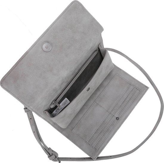 Fritzi aus Preußen Sac à épaule bandoulière Vintage Flap01 Crossbody Rock Gris