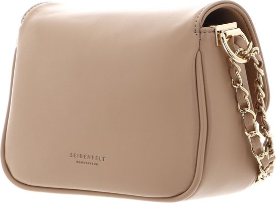 SEIDENFELT MANUFAKTUR Sac à épaule bandoulière Sac à épaule Bryne Crossbody Bag Tanned Clay / Gold Marron clair