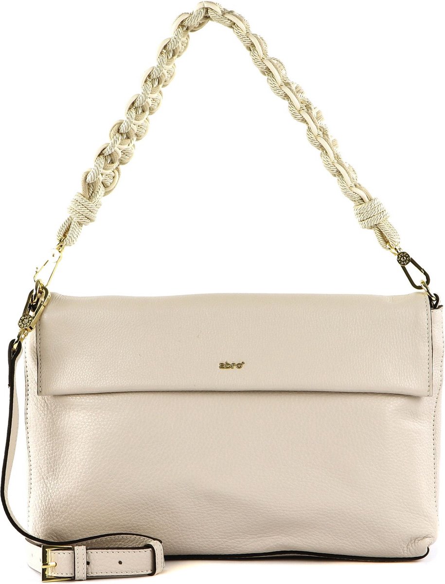 abro Leren Schoudertas Leather Dalia Shoulderbag Kaia Beige