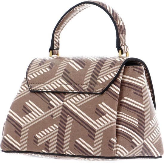 GUESS Adam Mini Crossbody Flap - Borsa A Tracolla Donna In Ecopelle - Colore Taupe - 5