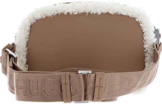 HUGO Sac à épaule bandoulière Bel SM Crossbody FFUR Beige Marron clair
