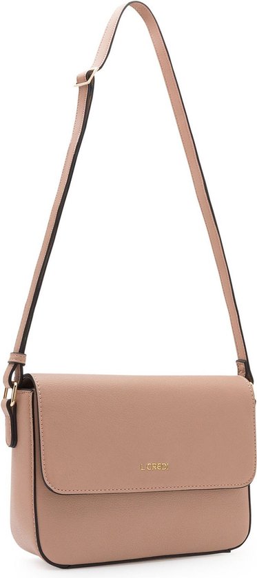 L.CREDI Sac à épaule bandoulière Sac à épaule Olga Flapbag Blush Vieux rose